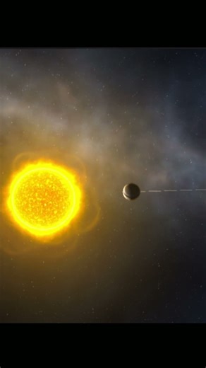 Jupiter hits the Sun - solar smash simulation #shorts