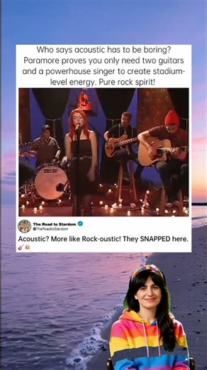 Paramore UNPLUGGED is NEXT LEVEL! 🎸 #Rock #Paramore #Guitar #LivePerformance #energy