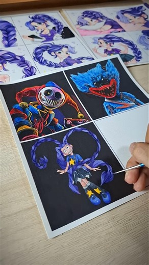 drawing the original version of lily #poppyplaytime