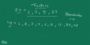 Highest common factor(HCF)- Greatest common factor- Lowest co... | Filo