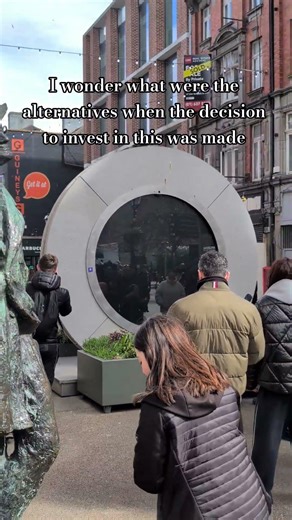 What do you make of this Portal in Dublin city centre? #dublin #portal #dublinportal #ireland