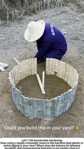 Building with Nature: Crafting a Bamboo Raised Bed 🎋