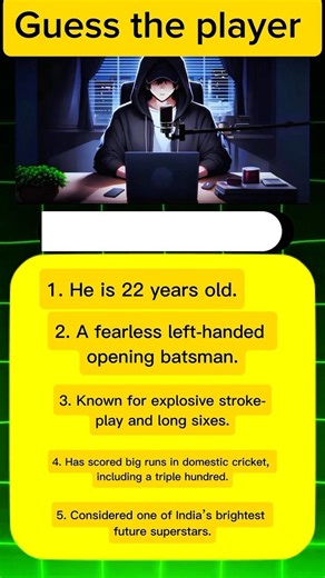 Can YOU Guess This Cricketer in 5 Hints? 😳 99% Fail! #Cricket #Shorts