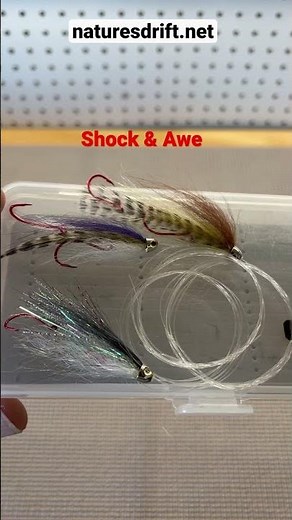 AWEsome BaitFish Pattern! The Shock & Awe! Streamer Fly 4 Sea Run Trout Or Salmon.