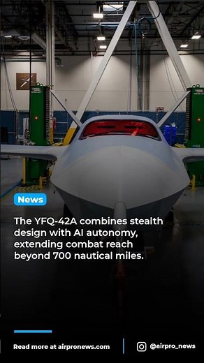 Stealth Drones Redefine Air Combat: Meet the YFQ-42A