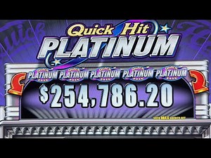QUICK HIT PLATINUM IS THE WAY TO WIN