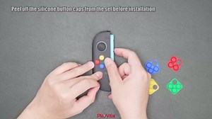 PlayVital Protective Case for Nintendo Switch 2 with Extra Stand & Thumb Grip Caps | Split Design, Dockable Hard Shell Cover for Nintendo Switch 2 | Solid Color Series, Black