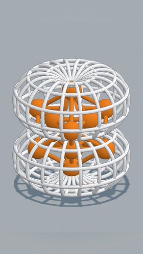 Visualising Metatron’s Cube with a Double Stack Torus in 3Dimensions made in Tinkercad #natureofflowers #sacredgeometryartist #torus #toroid #meditation #Energy #metatronscube | Natureofflowers