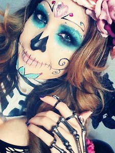 Halloween make-up tutorial