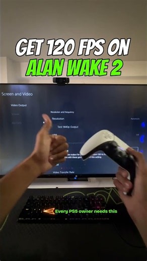 How to Get 120 FPS on Alan Wake 2 PS5
