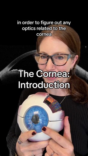 Introduction to the cornea #optometry #optometryschool #optometrystude...