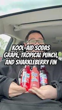 NEW Kool-Aid Soda Review! Tropical Punch, Strawberry & Grape 🥤🔥#review
