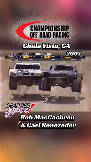 Dead Red Off-Road on Instagram: "⚠️ Let The Boys Fight ⚠️ Watch Rob MacCachren (@21robmac) and Carl Renezeder (@carl_renezeder) duke it out in Championship Off-Road Racing (CORR) Pro-2WD action! Ricky Johnson (@therickyjohnson) hopes Rob and Carl slow up from fighting just enough to pass them both! This version of Chula Vista was carved out of a quarry. The CORR track designers did well with this design. All parts of the track can be seen from the main grandstands, which is not usually the case.
