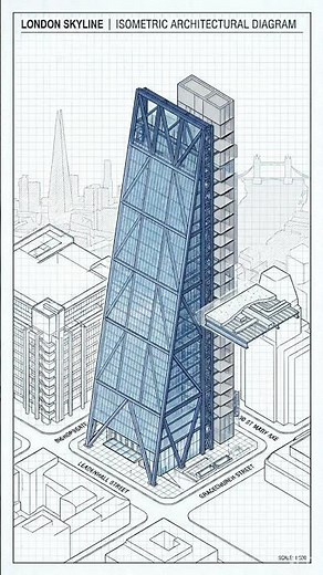 Why This London Skyscraper Looks Like a Giant Cheese Grater #engineering #construction