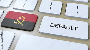 Angola National Flag and Default Button Animation