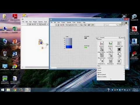 tanque de llenado con niveles en labview