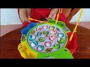 Mainan pancing ikan ikanan - Mainan Anak anak | Fishing Game learning colour | unboxing mainan anak