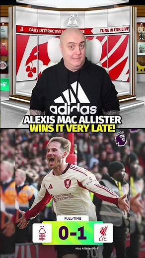MAC ALLISTER WINS IT LATE! Nottingham Forest 0-1 Liverpool Goal Reaction