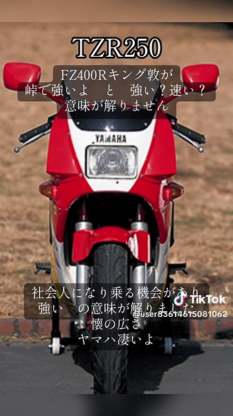 #優笑丸友好ファミリー関東支部 #カッコいいバイク #TZR250
