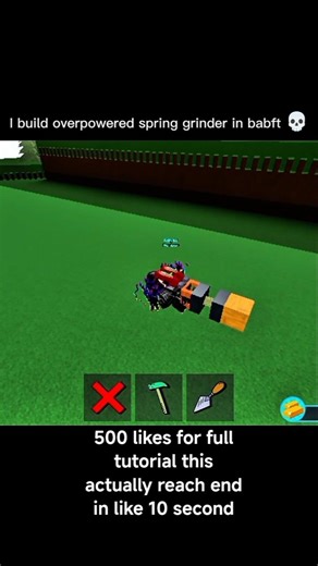 Overpowered spring grinder in babft #shorts