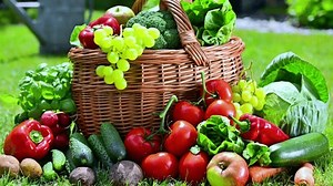 clip-3530497967-wicker-basket-vegetables-fruits-garden-balanced-diet