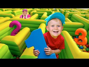 Kids Learn Numbers & Good Habits in Maze Challenge - Videos For Kids