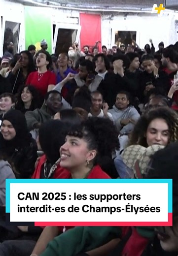La Préfecture de P0lice de Paris interdit les Champs-Élysées aux supporters de la CAN. Une mesure discriminat0ire ? #ajplusfrançais #champselysees #can #maroc #senegal
