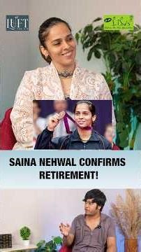 Saina Nehwal Announces Retirement From Badminton! 🏸 💔 #sainanehwal #badminton #shorts