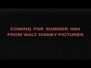 WALT DISNEY PICTURES SUMMER 1994 (1993) VHS trailers [Digitization] from THE MUPPET CHRISTMAS CAROL
