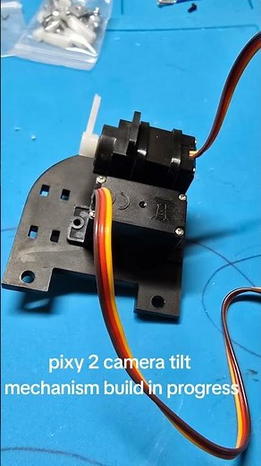 Pixy2 camera tilt mechanism build