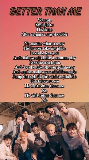 BETTER THAN ME(lyrics)-Treasure. #betterthenme#treasure#kpop