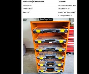 DIY Organizer for HarborFreight Storage Boxes