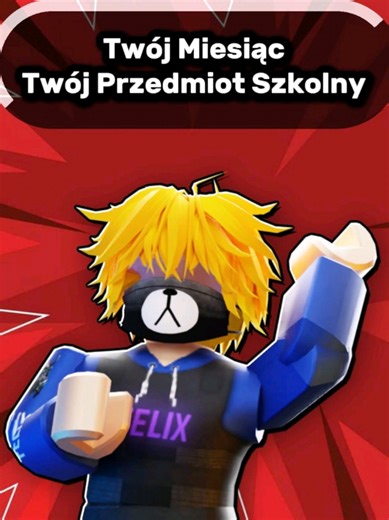 🔴Twój Miesiąc Twój Przedmiot Szkolny🔴 ------ 🟠🟡🟠🟡🟠 Gra: Roblox Twórca Tła: maybe_technik Okładka: Capcut Montaż: Capcut 🟠🟡🟠🟡🟠 -------- 🔴🟠🟡🟢-###-🟢🟡🟠🔴 #robloxcommunity #felosoko #twójmiesiąctwój #szkoła #przedmiotyszkolne 🔴🟠🟡🟢-###-🟢🟡🟠🔴 ------- ❤️🧡💛💚💙💜 MIŁEGO DNIA 🤎🤍🩷🩵🩶🖤