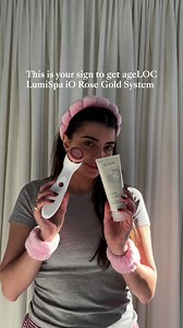 This is your sign to get ageLOC LumiSpa iO Rose Gold System and experience its multiple benefits, including softness and smoothness after just one use ❣️ | Nu Skin Europe