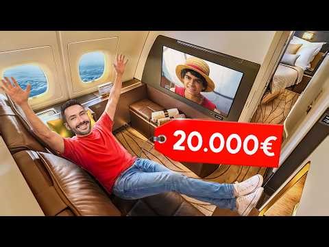 Je teste un appartement de luxe dans un avion à 10 000m d'altitude ! (Première Classe)