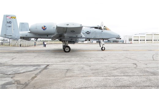 Hagerstown welcomes home an icon of regional aviation history, the A-10 aircraft