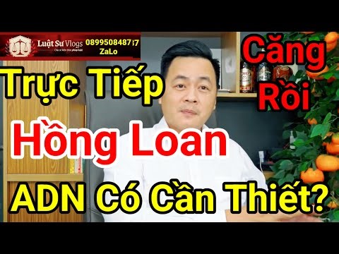 🔴 Hồng Loan Vì Sao Chưa Trưng Kết Quả ADN Trong Vụ Án ? Luật Sư Vlogs