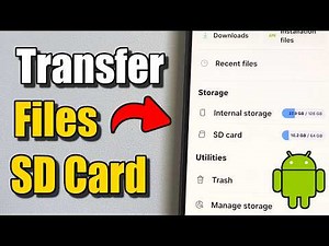 How to Transfer Files From internal Storage to SD Card on Android & Samsung Galaxy Phones