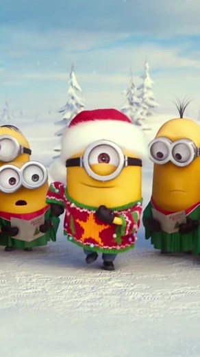 メリークリスマス#ミニオン #クリスマス #可愛い #christmas #minions #caroling