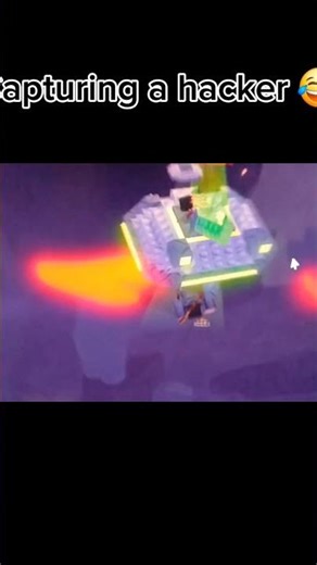 capturing a hacker #memes #funny #roblox