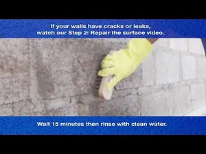 Damtite Powder or Latex Waterproofers for Bare Concrete Block Walls