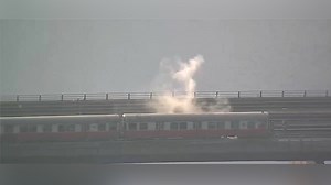 Orange Line train catches fire, 200 passengers walk to safety