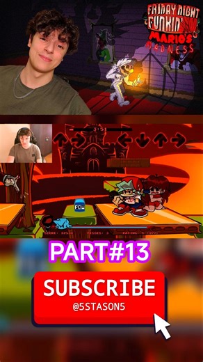 Friday Night Funkin’ VS Mario's Madness Christmas Surprise (PART 13) #shorts #fridaynightfunkin