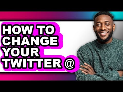 How to Change Your Twitter @ (updated)