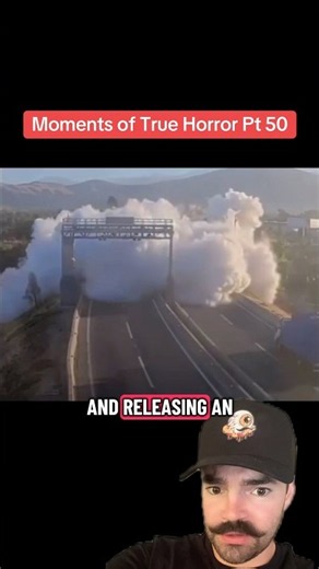 Highway is SWALLOWED by gas cloud… #morbidfacts