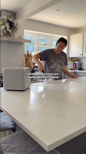 First time using the brand new Dupray Neat Steam Cleaner #steamclean