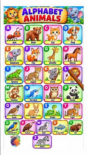 Alphabet animal song || learn alphbet song #kidslearning #staylittlechannel