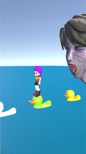 Rumi run away from the monster Jinu#kpopdemonhunters #animation #roblox