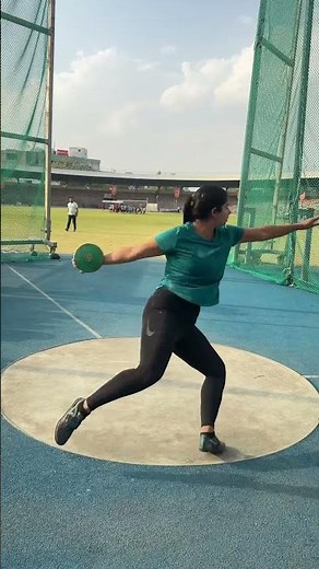 Power + Technique = Perfect Throw 💥🥏🔥 #DiscusThrow #shorts