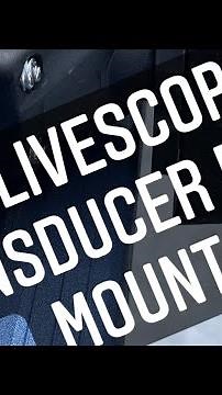 DIY Livescope transducer pole mount